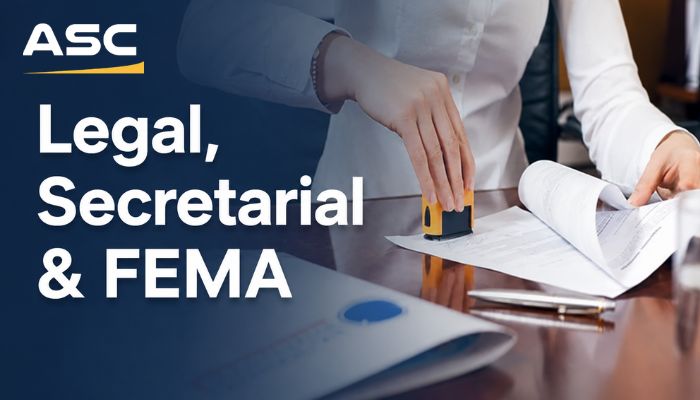Legal, Secretarial  & FEMA